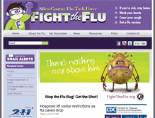 Tablet Screenshot of fighttheflu.org